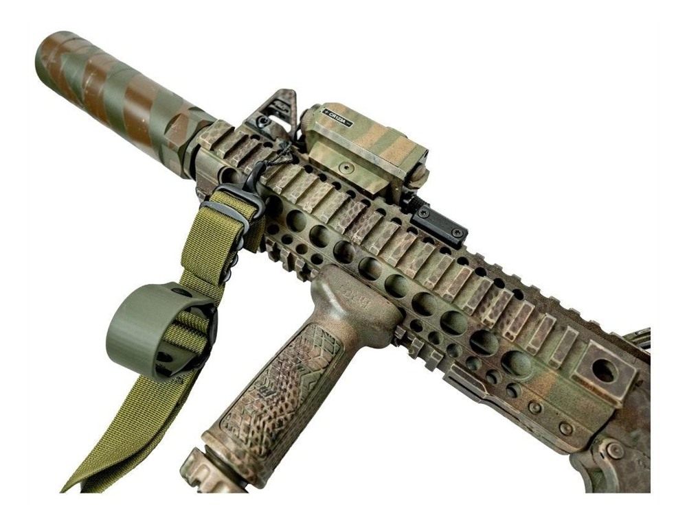 Shield Arms Sgpslngodg Partisan OD Green Nylon Adjustable Tactical Rifle Sl view 2