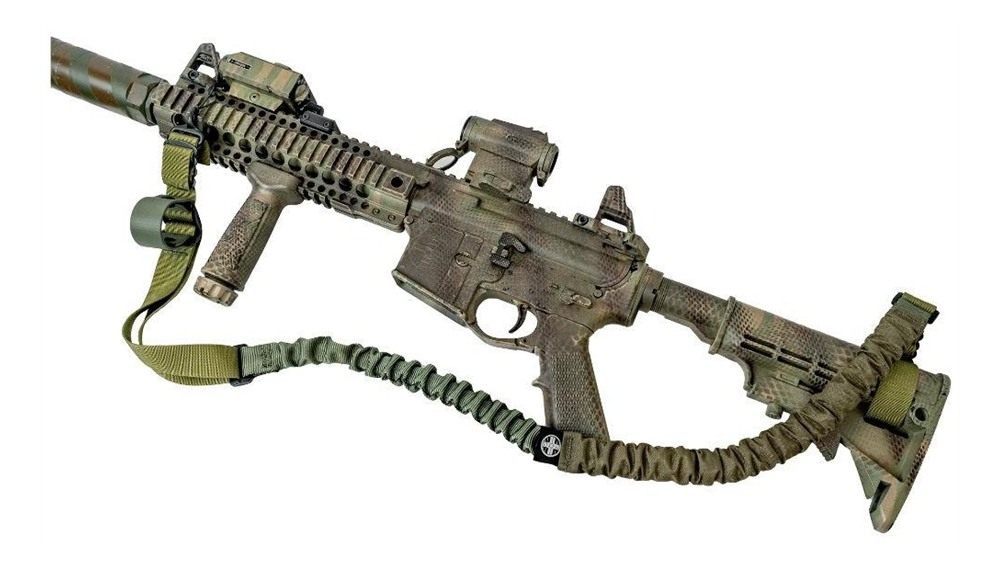 Shield Arms Sgpslngodg Partisan OD Green Nylon Adjustable Tactical Rifle Sl view 3