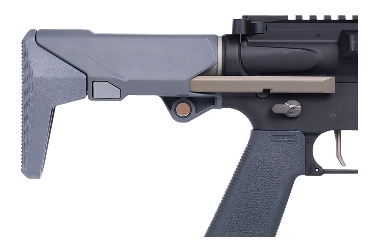 Q Accshortystockgray Shorty Gray Polymer Fits AR/M4
