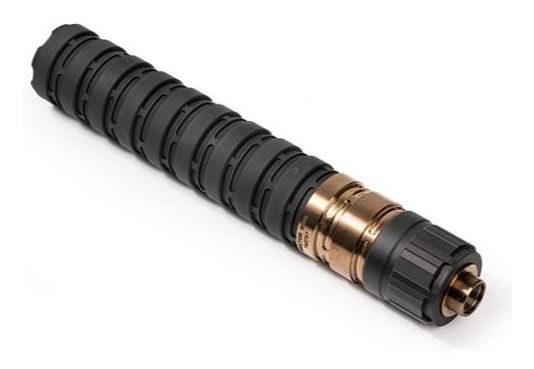 Q ERECTOR 9 SUPPRESSOR 9MM MODULAR ALUMINUM, SS BLST BAFFLE, 1/2X28 BLACK