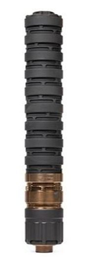 Q ERECTOR 9 SUPPRESSOR 9MM MODULAR ALUMINUM, SS BLST BAFFLE, 1/2X28 BLACK view 3