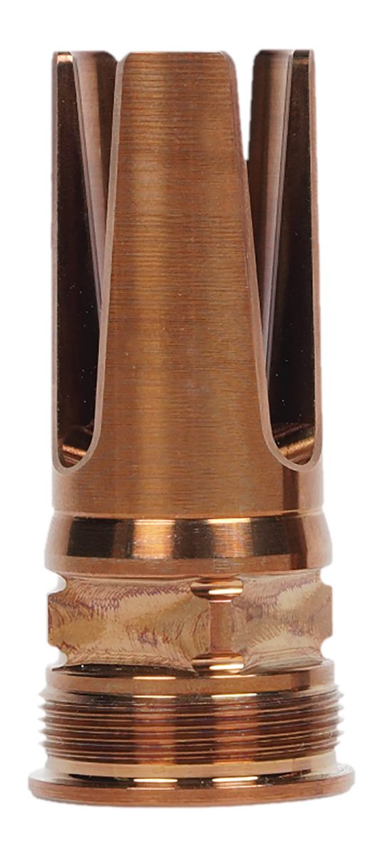 Q ACCFH5/8248.6 Flash Hider 8.6 Blackout Steel 5/8inx24 Threads 2.13in OAL