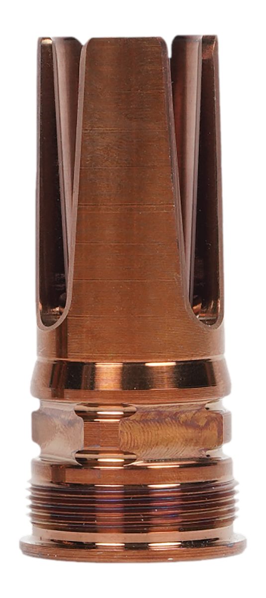 Q ACCFH1/2288.6 Flash Hider 8.6 Blackout Steel 1/2inx28 Threads 2.13in OAL