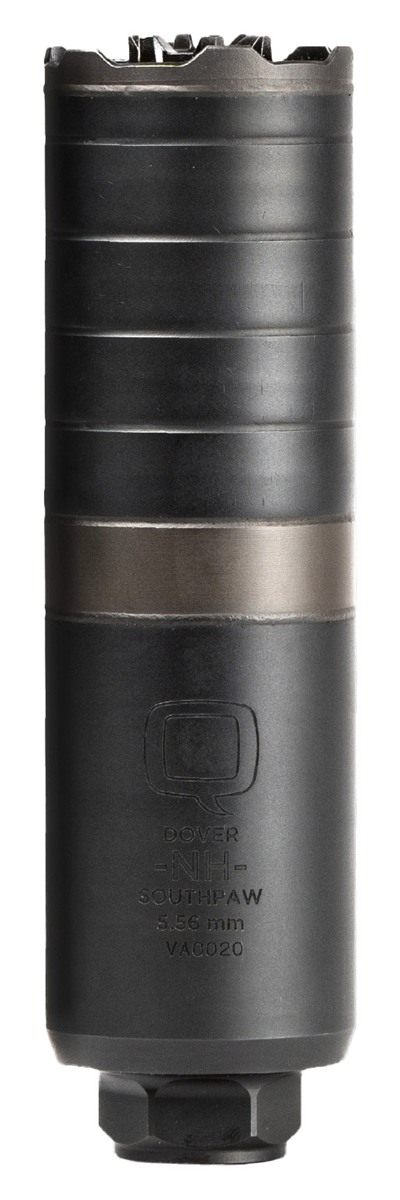 Q Southpaw Direct Thread Suppressor 5.56 Nato 1.75in Dia 6in SS Inconel Rea