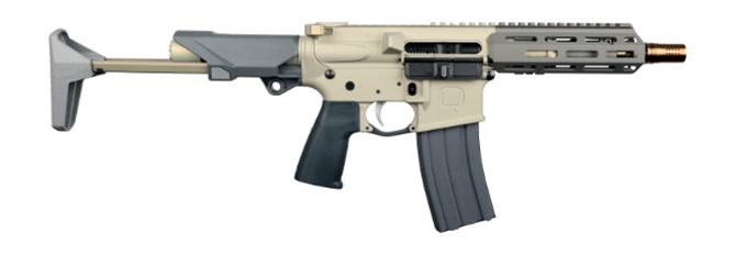 Q Sugar Weasel SBR .300 Blk 30rd Magazine 7in 5/8x24 Threaded Barrel Grey A