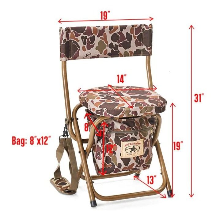 AdvenTec dba Rig Em Outdoors Hyde Stool Gore Optifade Marsh