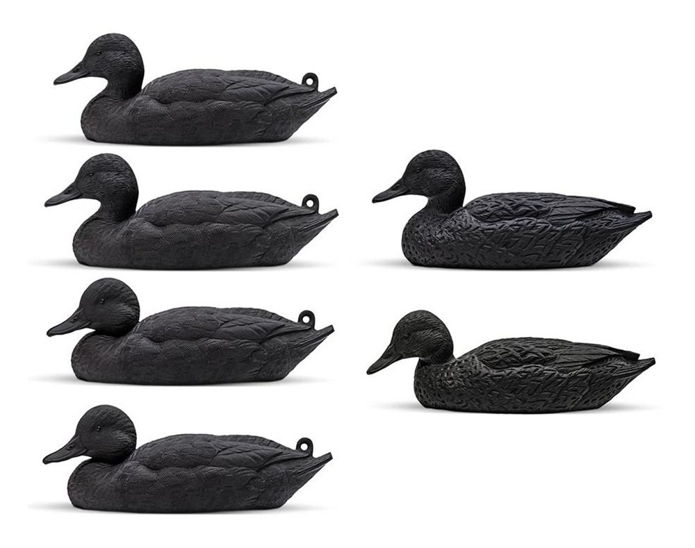 Rig Em Waterfowl Mainline Decoys, 6 Pack, Blackouts (333-BKO) view 2