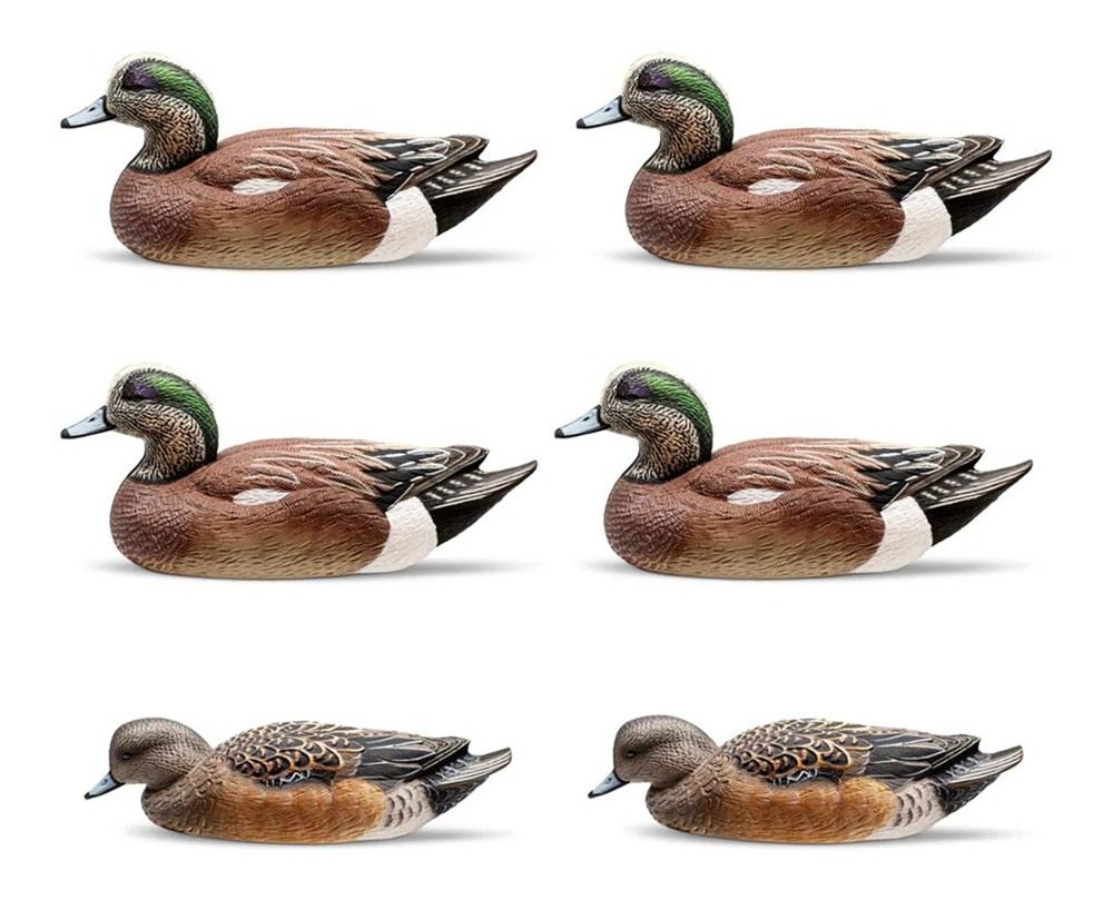 AdvenTec dba Rig Em Outdoors Mainline Series Wigeon Duck Decoy 6/ct view 3