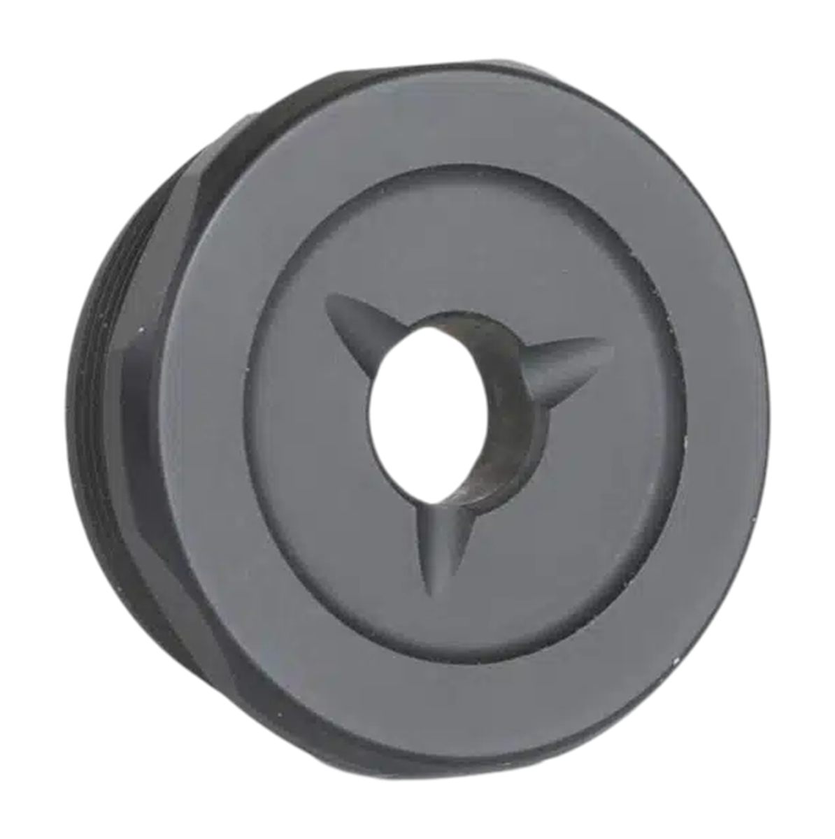JK Armament Pro Flash Reducer End Cap 22 Cal Fits Titanium Hard Anodized Bl