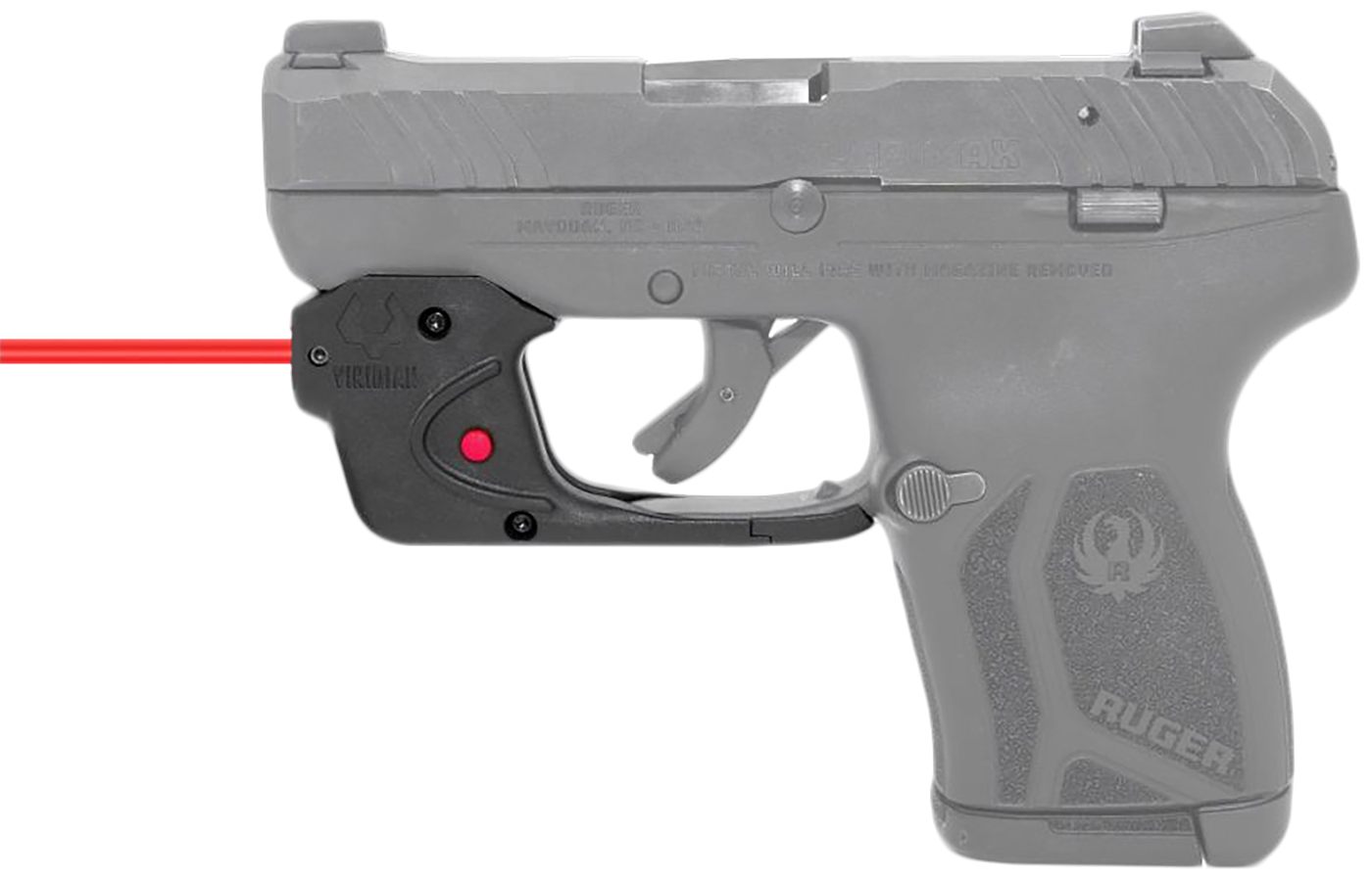 Viridian Green Lasers 9120070 Red Sight for Ruger LCP MAX E-Series Black