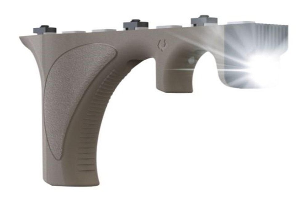 Viridian 4LUX Close Quarters Grip Weapon Light 400 Lumen FDE Ergonomic M-LO view 2