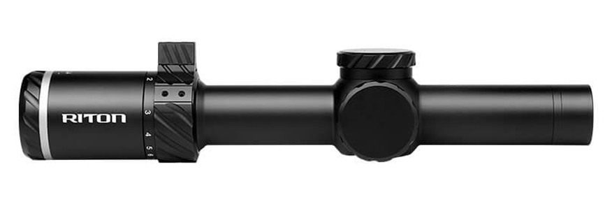 Riton Optics 3T18ASIBLK2 3 Tactix Black 1-8x24mm 30mm Tube Illuminated OT R view 7