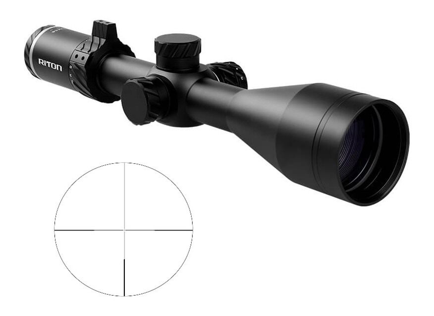 Riton Optics 3P312ASI23 3 Primal Black 3-12x56mm 30mm Tube Illuminated RDH view 2