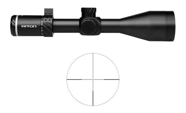 Riton Optics 3P312ASI23 3 Primal Black 3-12x56mm 30mm Tube Illuminated RDH view 5