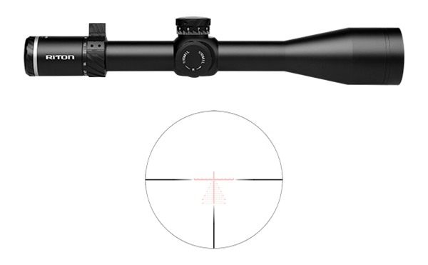 Riton Optics 5C525LFI23 5 Conquer Black 5-25x56mm 34mm Tube Illuminated PSR view 4