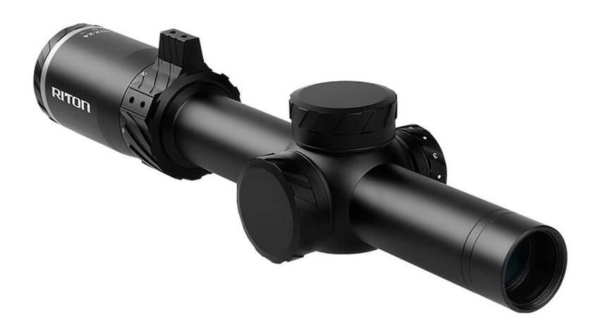 Riton Optics 5T110LFI23 5 Tactix Black 1-10x24mm 30mm Tube Illuminated 3OT view 3