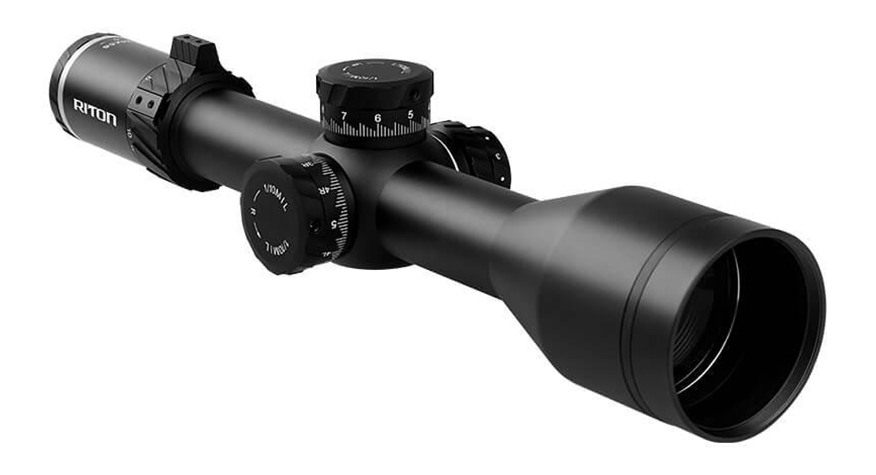 Riton Optics 7 Conquer 3-24x50 Rifle Scope FFP Oden Reticle Illum Black view 2