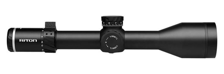 Riton Optics 7 Conquer 3-24x50 Rifle Scope FFP Oden Reticle Illum Black view 3
