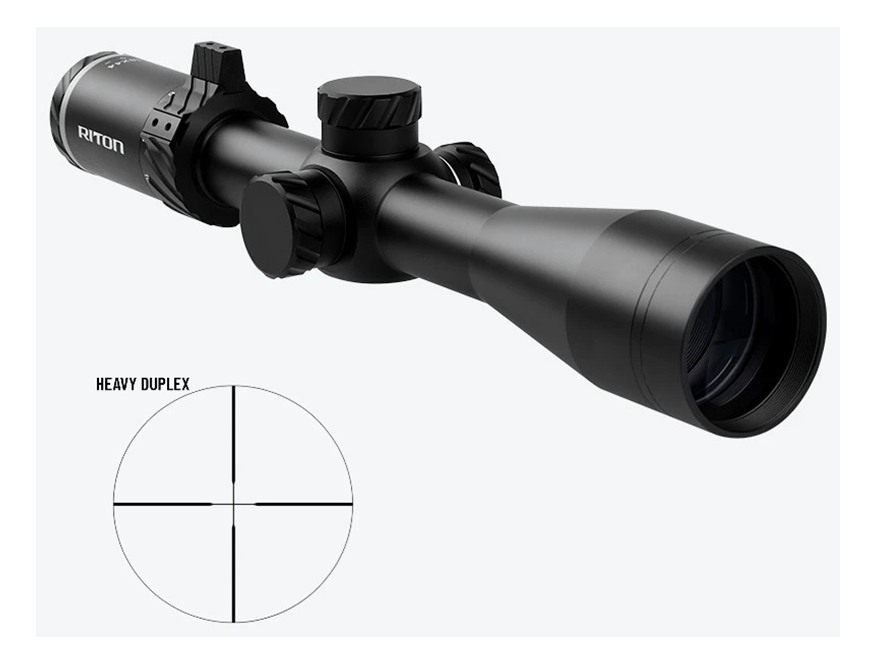 Riton Optics 3P416ASD23 3 Primal Black 4-16x44mm 30mm Tube Thick Duplex Ret