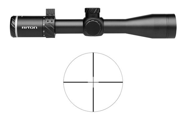 Riton Optics 3P416ASD23 3 Primal Black 4-16x44mm 30mm Tube Thick Duplex Ret view 3