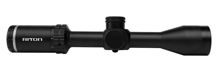 Riton Optics 1 Primal Rifle Scope 3-9x40 1in SFP Long Body Non-Illum - Blac view 6