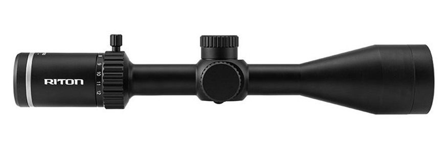 Riton Optics 1P412ASI23 1 Primal Black 4-12x 50mm 1in Tube Illuminated RDH view 5