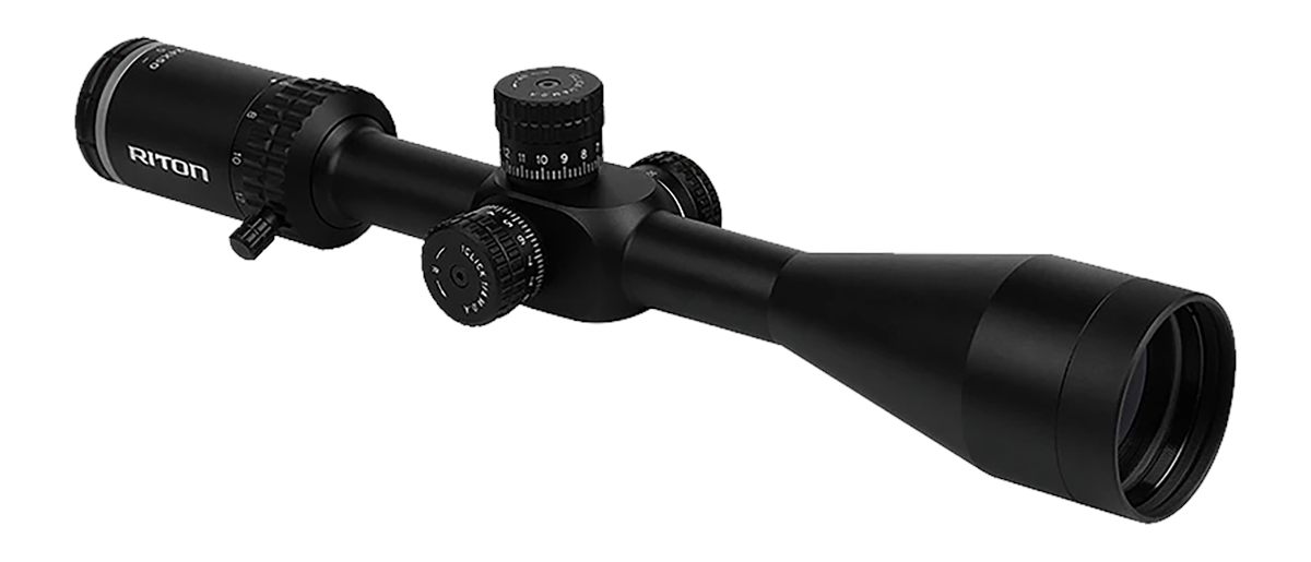 Riton Optics 1C624AS23 1 Conquer Black 6-24x 50mm 1in Tube R3 Reticle