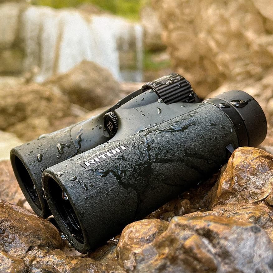 Riton Optics 5P1042BED23 5 Primal 10x42, Bak4 Prism, Center Focus, Black Ru view 2