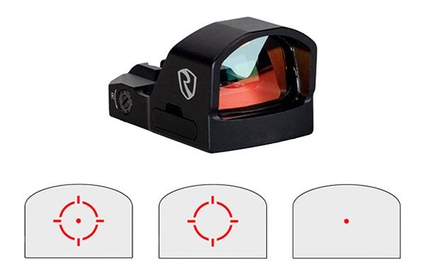 Riton Optics 3TPRD324 3 Tactix PRD Black 1x 24mmx17mm 2MOA Dot + 50MOA Circ view 2