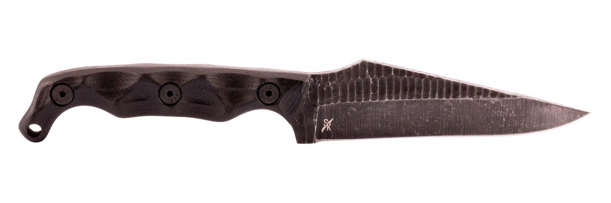 Stroup Knives TU2-B-G10 BLK/Acid Etched 2.5