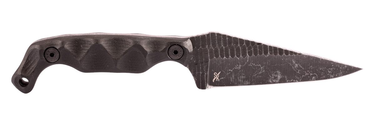 Stroup Knives B5BG10 BLK/Acid Etched 3.5