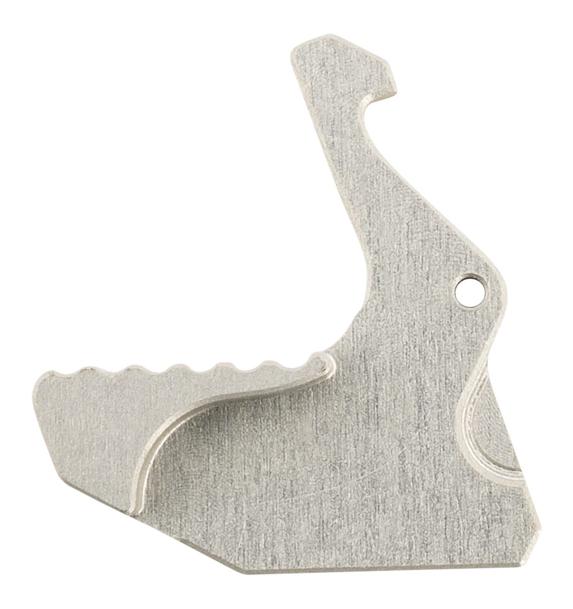 Rise Armament RA212GISLVR Extended Charging Handle Latch Silver Aluminum fi