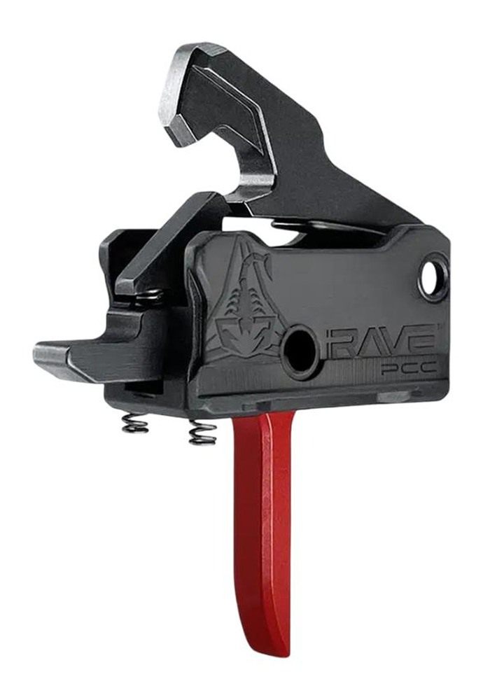 Rise Armament T017FPCCRED Rave Pistol Caliber Carbine Black/Red Single-Stag view 2
