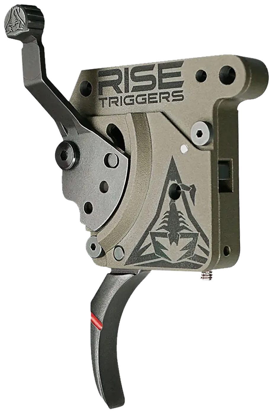 Rise Armament Trigger Reliant Pro Rem 700 1-3lb Pull Curved Fde/blk