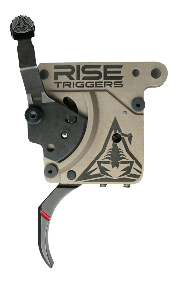 Rise Armament Reliant Pro Rem 700 Rifle Trigger Curved Black