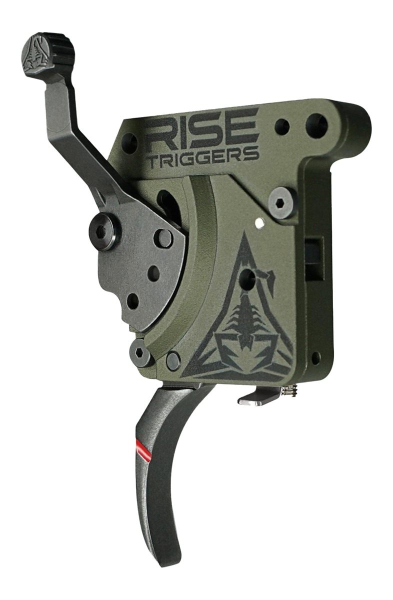 Rise Armament Reliant Hunter Rem 700 Rifle Trigger Curved Black view 2