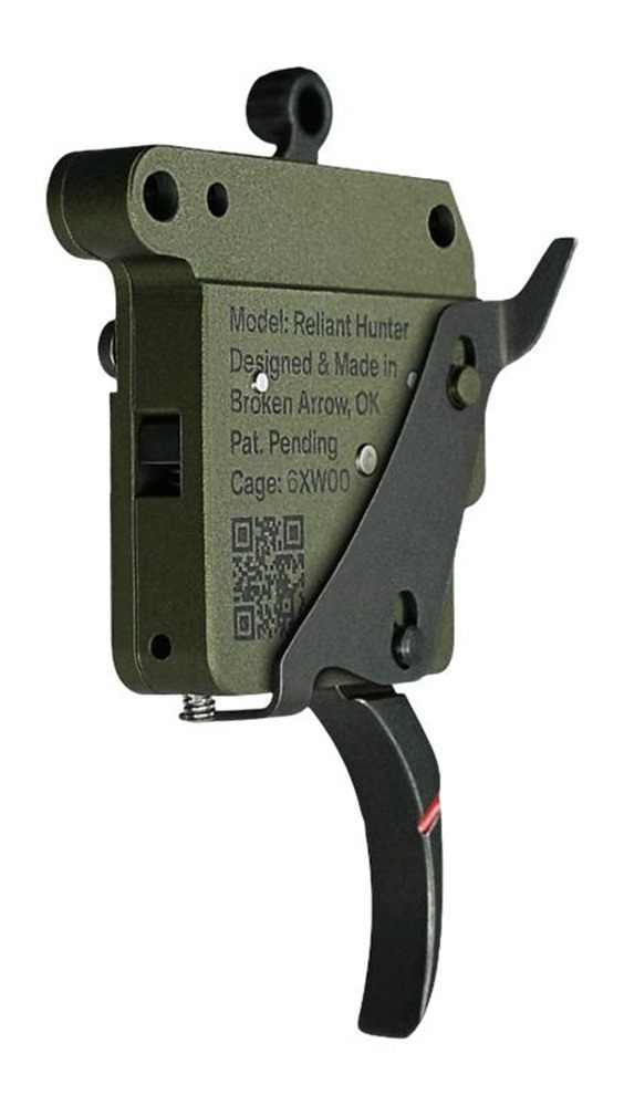 Rise Armament Reliant Hunter Rem 700 Rifle Trigger Curved Black view 5