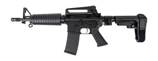 Dpms DP-15 FSB 5.56 Pistol 10.5in A2 Carry Handle Side Folding SBA3 Brace 1