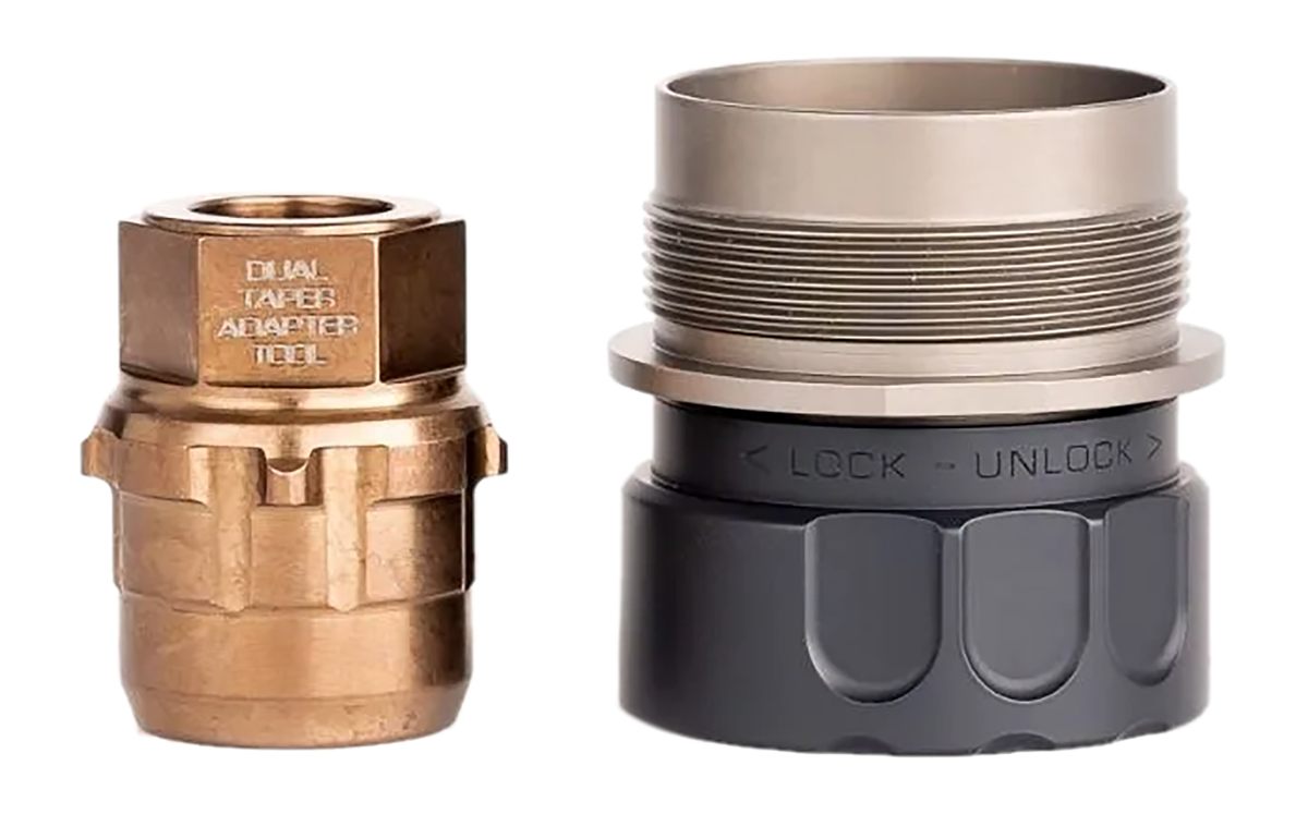 Rugged Suppressors RUM002 1-3/8in-24 tpi Titanium