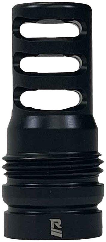 Rugged Suppressors MB024 3 Port Brake 338 Cal (8.6mm), 5/8in-24 tpi, Dual T view 2