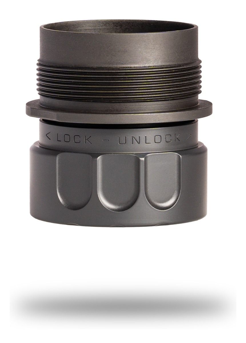 Rugged Suppressors Universal Mount (RUM) 1.37524 Black view 2