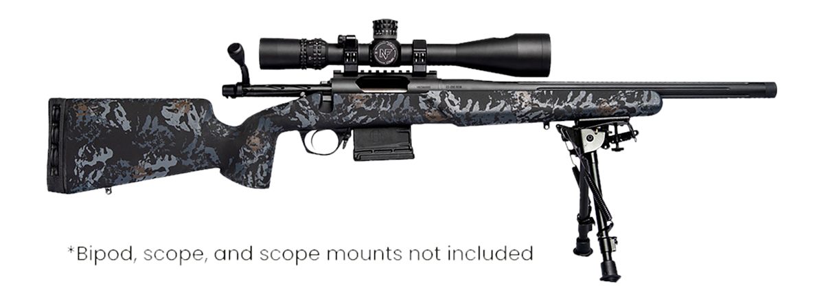 Horizon Firearms RF018S221814T17 Vandal Dark 2 22 Creedmoor 18in Black Flut