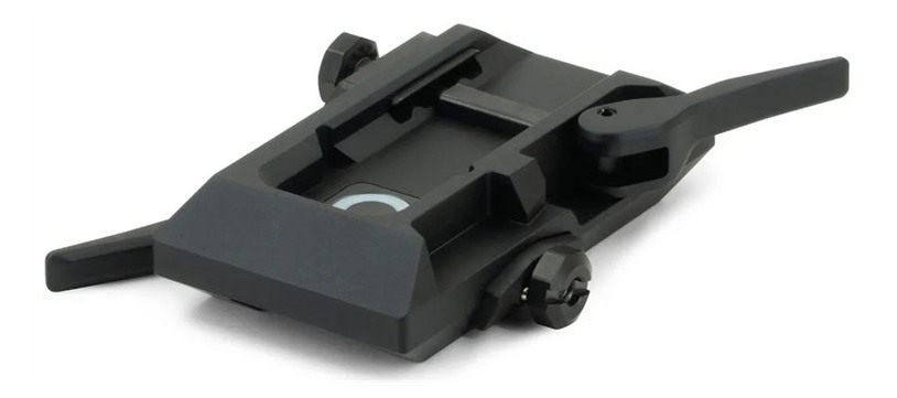 Slim Nocpix Mount-2 QD Picatinny Rail, Matte Black Fits Thermal Optic view 2
