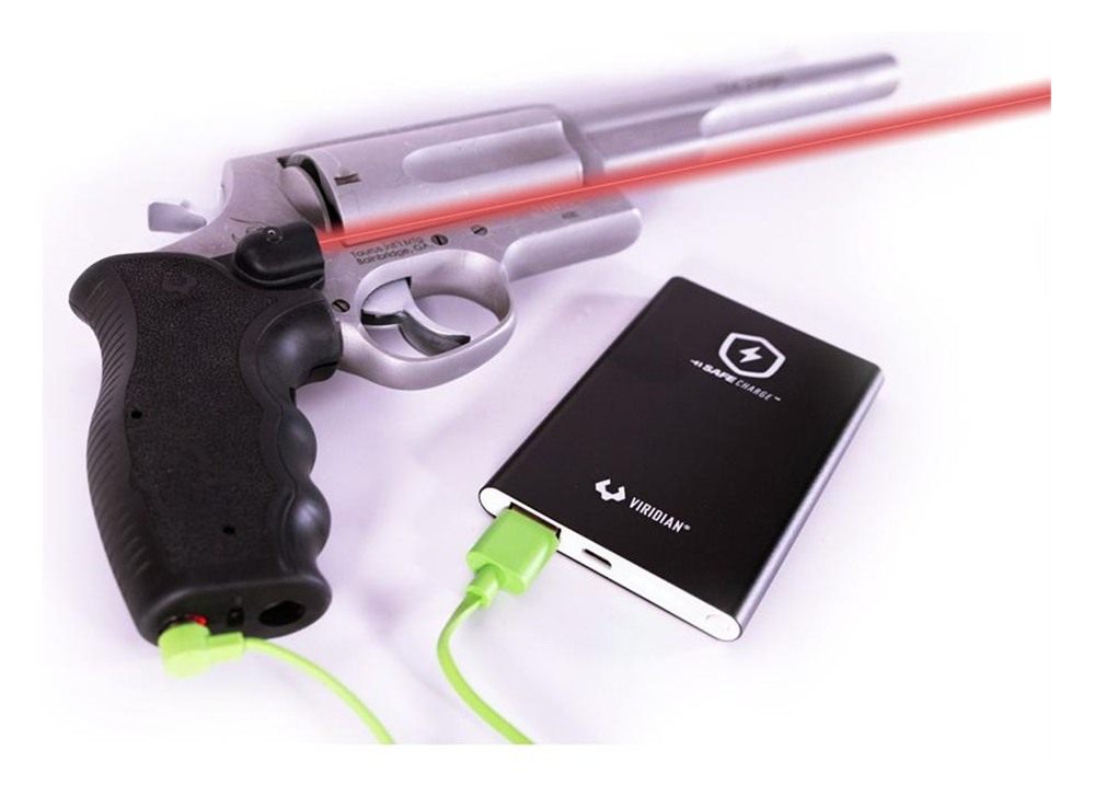 Viridian Green Laser 9000011 Red Grip for Taurus Judge Black view 2