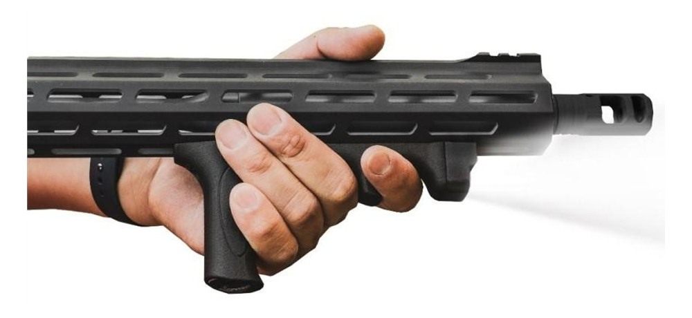 Viridian Green Laser 4LUX Close Quarters Grip Weapon Light 400 Lumen Black