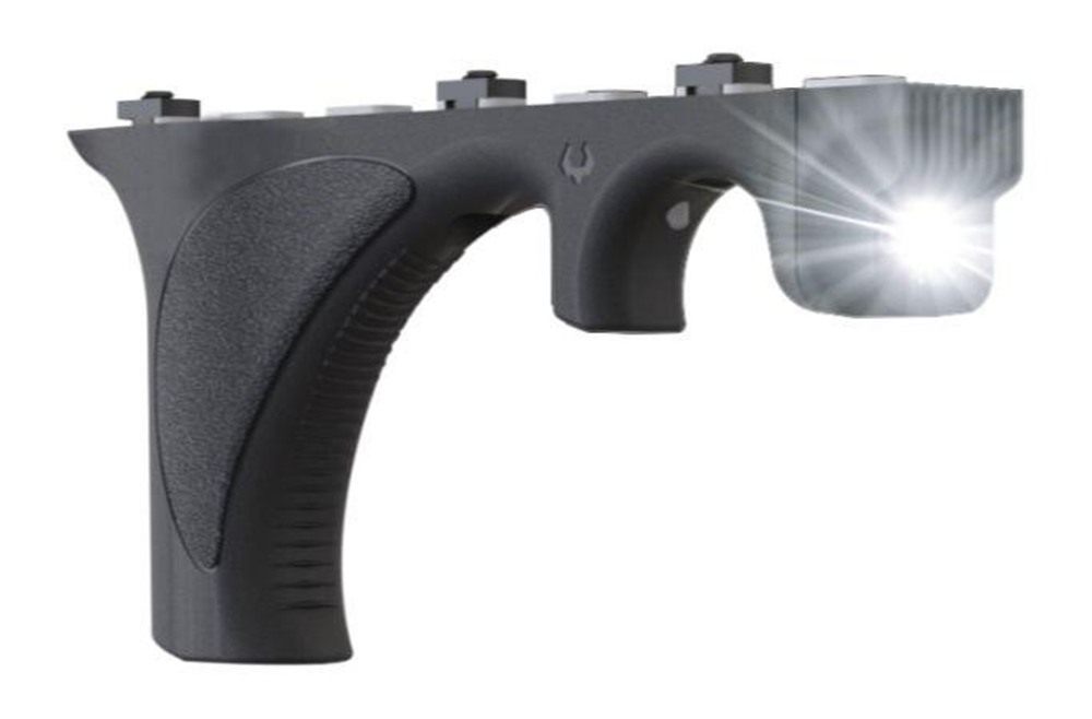 Viridian Green Laser 4LUX Close Quarters Grip Weapon Light 400 Lumen Black view 2