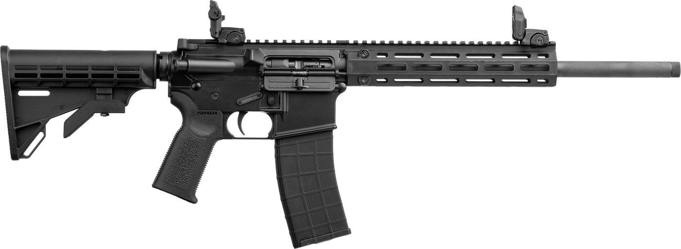 Tippmann Arms A101220 M4 LTE MSR 22 LR 25+1 16in Black Parkerized Threaded