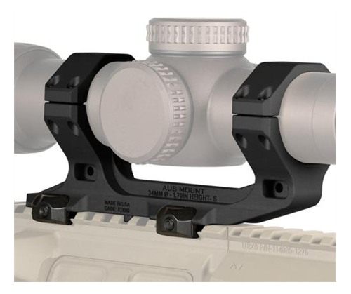 Reptilia 100240 AUS Optic Mount Black 7075-T6 Aluminum 34mm Tube Mil-Spec 1 view 2
