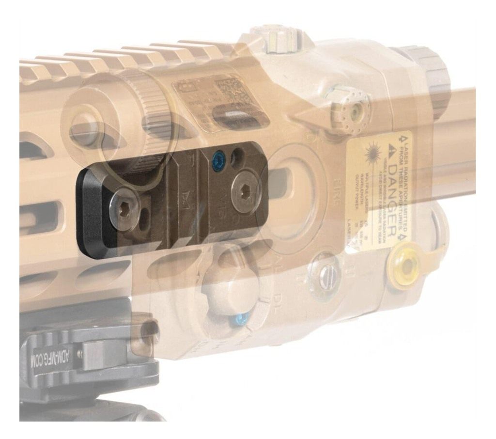 Reptilia 100255 Low Profile M-Lok Rail Mount Black 7075-T6 Aluminum view 2