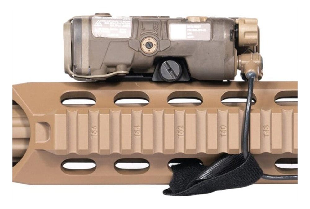 Reptilia 100255 Low Profile M-Lok Rail Mount Black 7075-T6 Aluminum view 3